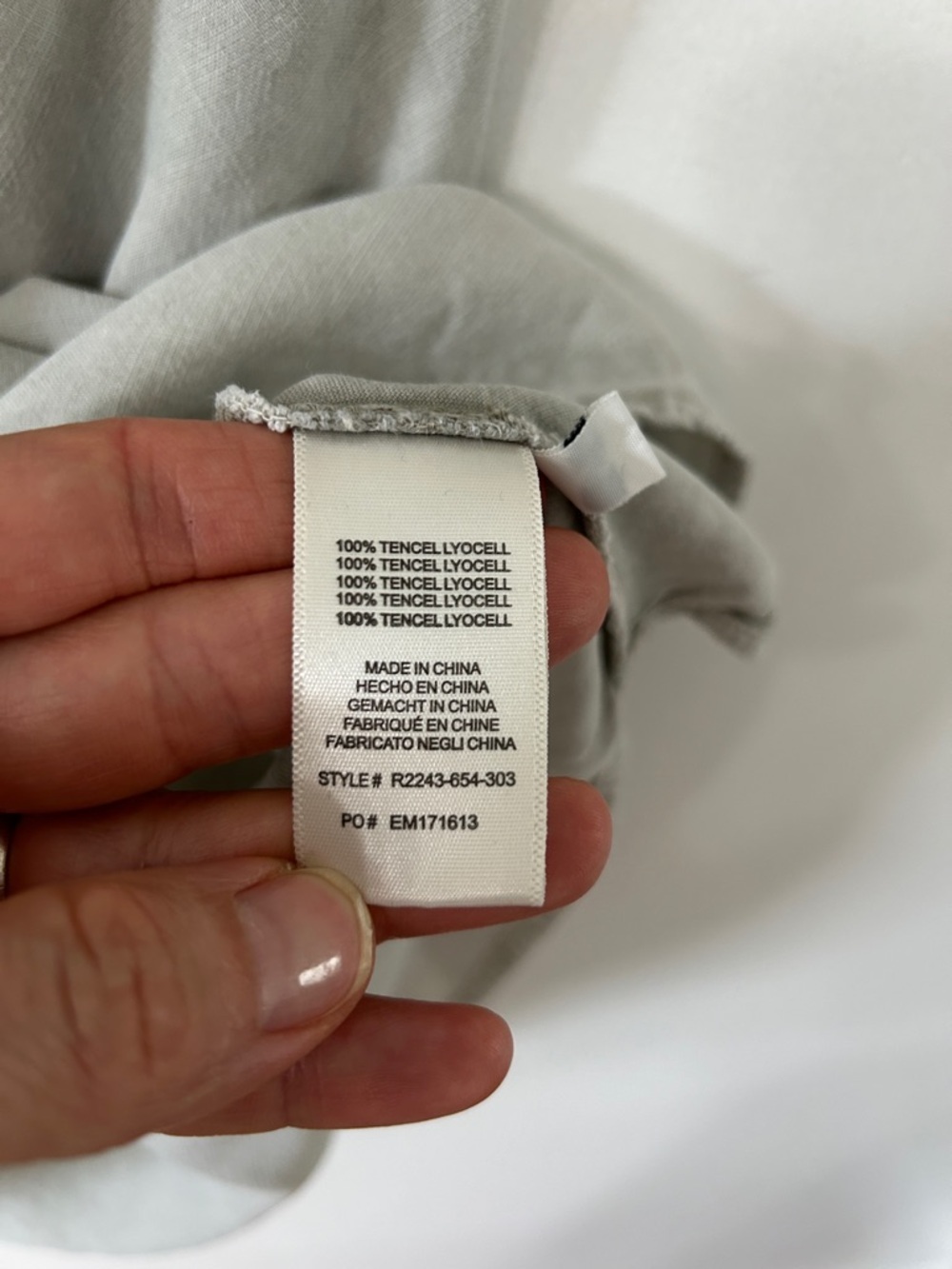 Cloth & Stone for Anthropologie Camisole Women’s S Light Gray Distressed Faded - Picture 13 of 13